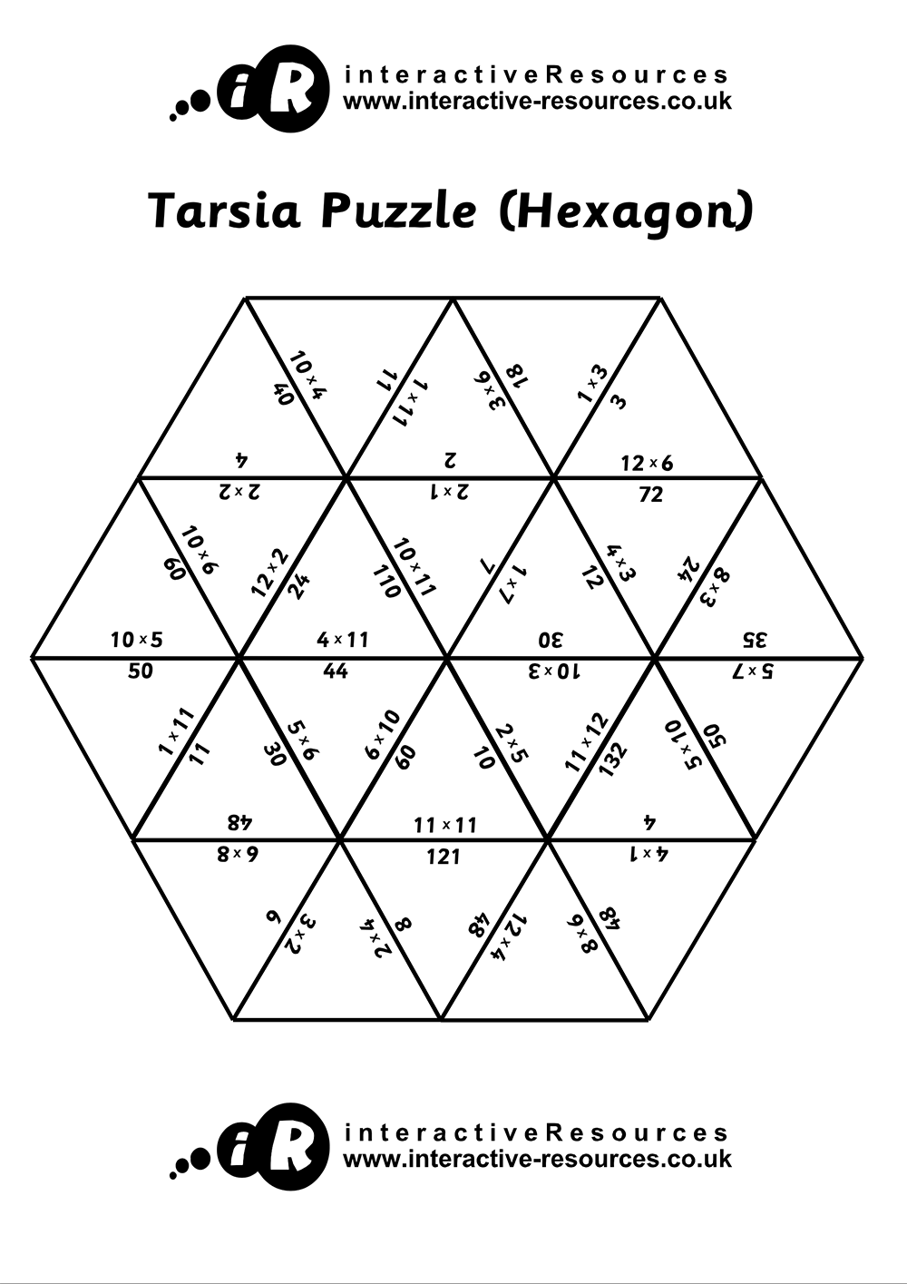 Tarsia Puzzle Hexagon